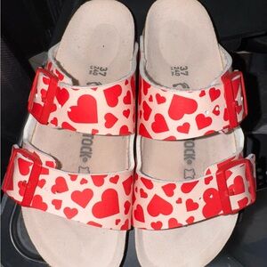 Birkenstock Red Hearts
